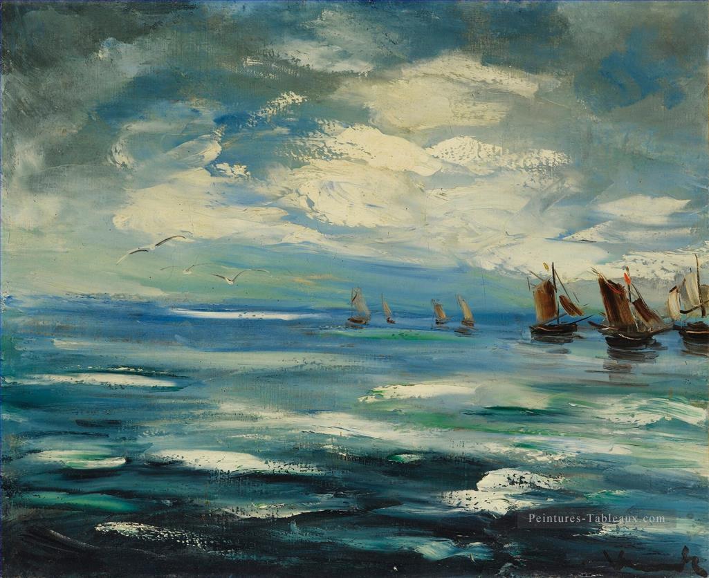 BOATS Navires Maurice de Vlaminck Peintures à l'huile